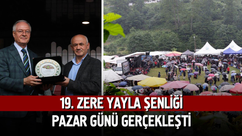 19. Zere Yayla Şenliği pazar günü gerçekleşti